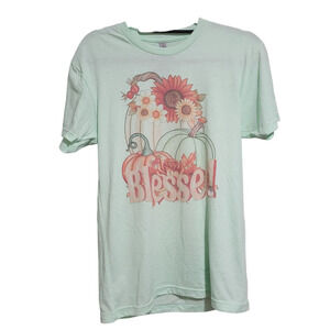 Bella Canvas Woman's Shirt Medium Blessed